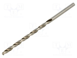 Drill bit; for metal; Ø: 5mm; L: 132mm; blister; HSS SUPER