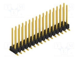 Connector: pin strips; pin header; male; PIN: 32; 2.54mm; SMT; 2x16