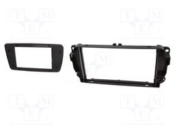 Radio mounting frame; Seat; 2 DIN; galway grey