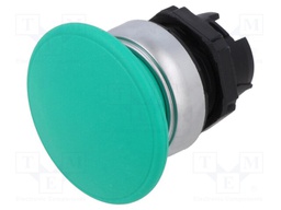 Switch: push-button; 22mm; Stabl.pos: 1; green; IP66,IP67,IP69K