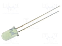 IR transmitter; 5mm; 940nm; transparent,green; 12mW; 15°; THT