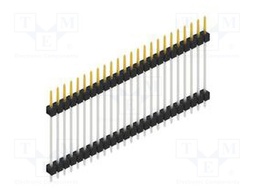 Connector: pin strips; pin header; male; PIN: 24; 2.54mm; THT; 1x24