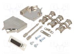 D-Sub; PIN: 15; plug; female; turned contacts; straight; soldering