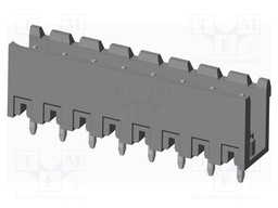Connector: pluggable terminal block; socket; male; on PCBs
