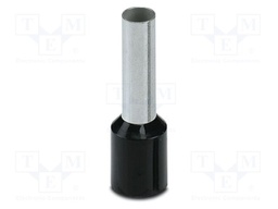 Tip: bootlace ferrule; insulated; copper; 6mm2; Bit len: 12mm