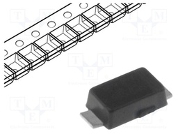 Diode: Zener; 0.8W; 22V; SMD; DO219AB,SMF; single diode; BZD27C