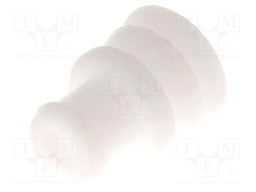 Gasket for wire; white; Øcable: 2.2÷3mm; Øout: 5.6mm