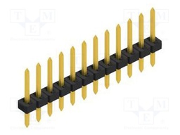 Connector: pin strips; pin header; male; PIN: 12; 2mm; THT; 1x12