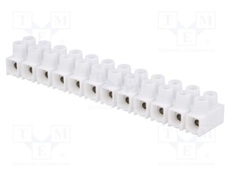 Terminal block; screw terminal; ways: 12; 2.5mm2; terminals: 24