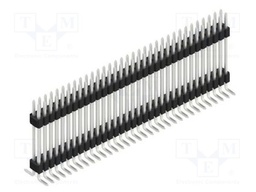 Connector: pin strips; pin header; male; PIN: 66; 1.27mm; SMT; 2x33