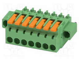 PCB connector, nominal cross section: 1.5 mm2, color: green,