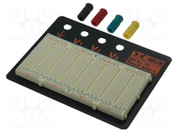 Board: universal; prototyping,solderless; W: 125mm; L: 160mm