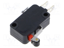 Microswitch SNAP ACTION; with lever (with roller); SPDT; Pos: 2