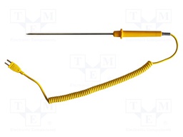 Probe: K-type temperature; -50÷650°C; Probe l: 200mm; Accur: ±2%