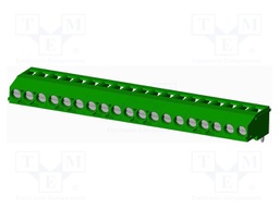 Connector: PCB terminal block; terminal; Plating: tinned; on PCBs