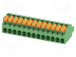 PCB connector, nominal cross section: 2.5 mm?, color: green,
