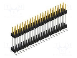 Connector: pin strips; pin header; male; PIN: 42; 2.54mm; SMT; 2x21
