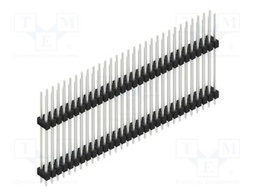 Connector: pin strips; pin header; male; PIN: 60; 2.54mm; THT; 2x30