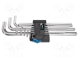 Wrenches set; Hex-Plus hexagon keys; Pcs: 9