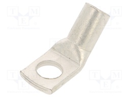 Tip: ring tube; M8; 25mm2; crimped; for cable; angled 45°; tinned