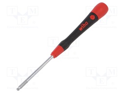 Screwdriver; Allen hex key,spherical; Size: HEX 1/8"; precision