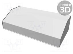 Enclosure: desktop; 519; X: 348mm; Y: 175mm; Z: 96mm; aluminium