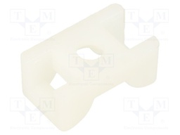 Holder; screw; polyamide; natural; A: 8.2mm; B: 11.1mm; C: 17mm