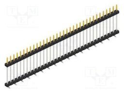 Connector: pin strips; pin header; male; PIN: 34; 2mm; SMT; 1x34