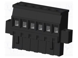 Connector: pluggable terminal block; plug; female; angled 90°