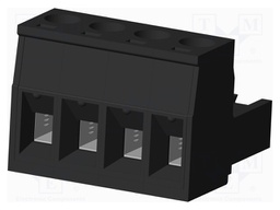 Connector: pluggable terminal block; plug; female; straight; 300V