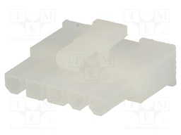 Plug; wire-wire/PCB; female; Mini-Fit Jr; 4.2mm; PIN: 5; for cable