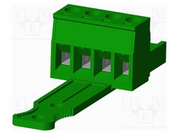 Connector: pluggable terminal block; plug; female; straight; 300V