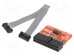 Adapter; IDC10,IDC20; Interface: JTAG; 50x40mm