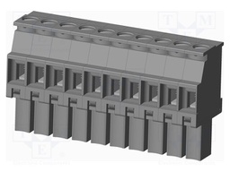 Connector: pluggable terminal block; plug; female; angled 90°