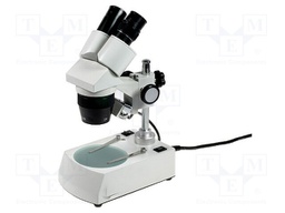 Stereoscopic microscopes; Mag: x20÷x40; 2.8kg; H: 370mm; Plug: EU