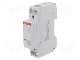 Contactor: 2-pole installation; NC x2; 12VAC; 12VDC; 16A; DIN; ESB