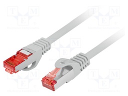 Patch cord; RJ45 plug,both sides; S/FTP; 6; stranded; Cu; LSZH