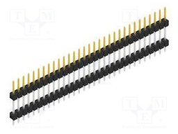 Connector: pin strips; pin header; male; PIN: 31; 2.54mm; THT; 1x31