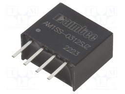 Converter: DC/DC; 1W; Uin: 2.97÷3.63V; Uout: 12VDC; Iout: 83mA; SIP4
