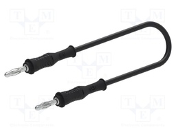Test lead; 60VDC; 30VAC; 36A; banana plug 4mm,both sides; Len: 2m