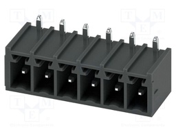 PCB headers, nominal cross section: 1.5 mm2, color: black, n