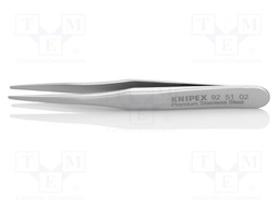 Tweezers; 70mm; for precision works; Blades: straight