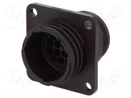 Socket; male; PIN: 14; w/o contacts; CPC Series 1; Case: size 17