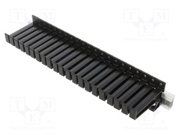 Hanger for test leads; Number of slots: 21; L: 330mm; black