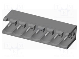 Connector: pluggable terminal block; socket; male; on PCBs
