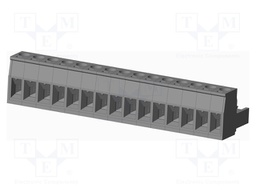 Connector: pluggable terminal block; plug; female; straight; grey
