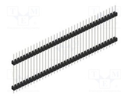 Connector: pin strips; pin header; male; PIN: 36; 2.54mm; THT; 1x36