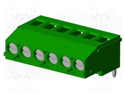 Connector: PCB terminal block; terminal; Plating: tinned; on PCBs