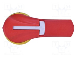 Door handle; LBS; red-yellow; disconnector LBS 160-630A