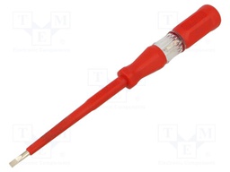 Voltage tester; insulated; slot; 3,5x0,6mm; Blade length: 90mm